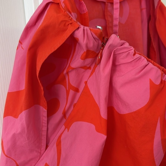 STAUD Georgia Floral Backless Romper Size 2 - Picture 6 of 8